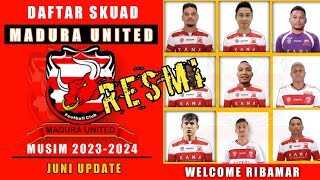 Daftar Pemain Madura United Terbaru 2023/24 - Daftar Skuad Madura United 2023 - Liga 1 Indonesia