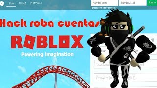 Roblox Como Robar Una Cuenta Videos 9tube Tv - hack robacuentas de roblox imparchable