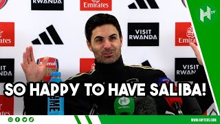 Saliba is AMAZING! | Mikel Arteta praises STAR centre back 🌟