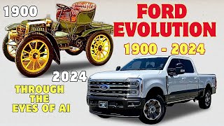 🚗Ford Evolution 1900-2024: AI’s Vision of Innovation #ai #evolution #carhistory #aivisanta