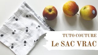 Tuto couture | Débutant | Le sac Vrac