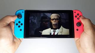 The Sinking City Nintendo Switch handheld gameplay