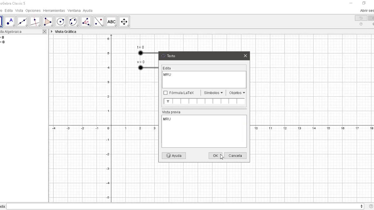 MRU GeoGebra - YouTube