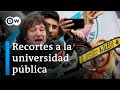 Política de austeridad de Milei impacta en las universidades argentinas