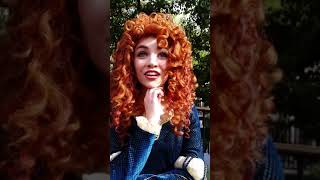 Having fun with Merida @Disneyland