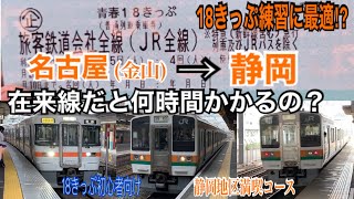 【青春18きっぷ】名古屋→静岡を在来線で移動したらどのくらい時間かかるの？/金山(名古屋)→静岡→清水