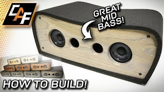 Building a Bluetooth Speaker! AWESOME mid-bass and portable!