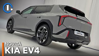 KIA EV4 | Super AERODINAMICA con le dimensioni di una GOLF