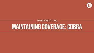 Maintaining Coverage: Cobra