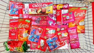 ❤️ Mega Red Candy \u0026  Sweets Shopping 2025!😋 Buying Lot's of American Candy's \u0026 Chocolates🍫