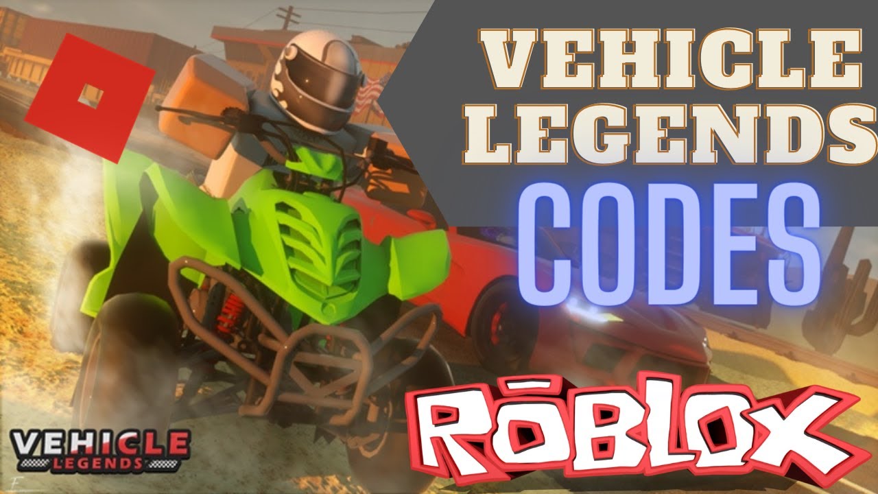 Roblox Vehicle Legends Codes (TODOS OS * NOVOS * CODES SECRETOS Em ...