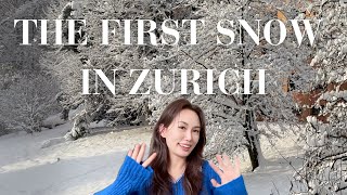 첫눈 온 취리히, 여기가 바로 스위스 겨울 왕국  Winter in Switzerland, Zurich