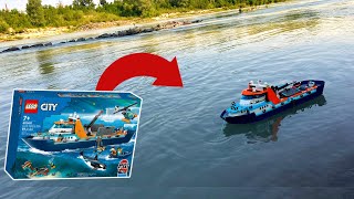 LEGO Schiff im Fluss getestet & gekentert 😢 | Set 60368 Review!