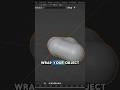 How to wrap objects in blender #3d #3dmodeling #tutorial #blender