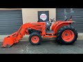 kubota l3130 31hp 4wd tractor u0026 la723 loader