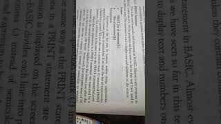Print statements in Gw basic