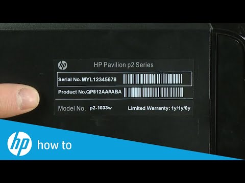 How to Find the Model, Product, and Serial Number on Your HP Notebook How to Find the Model, Product, and Serial Number on Your HP Notebook