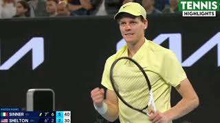 Jannik Sinner vs Ben Shelton SF Full Highlights   Australian Open 2025