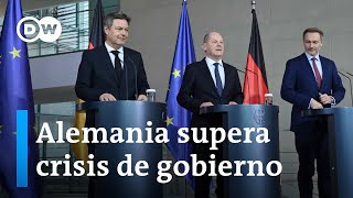 La coalición de gobierno en Alemania evita por poco su caída