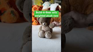 Did you know Build-A-Bear sells weighted plush now? Heartwarming Hugs Teddy Bear #plush #buildabear