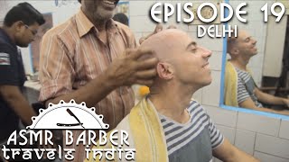 Ticklish head Massage in Indian Barber shop - ASMR Intentional