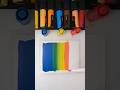 How to Make a Gradient with Rainbow Colors! ✍️ Do You Love Acrylic Markers?! 🤔 #art #hack #tutorial