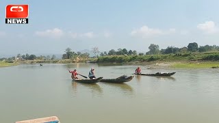 গ্রাম বাংলার অপরুপ সৌন্দর্য | মাঝিদের দলবদ্ধ নৌকা চালানোর দৃশ্য | Boat | Beautiful Bangladesh