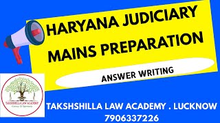 HARYANA J 2021 MAINS STRATEGY haryana judiciary exam I haryana judiciary vacancy 2021