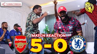 Arsenal 5-0 Chelsea |  Fan Reactions  | Trossard Ben White Kai Havertz