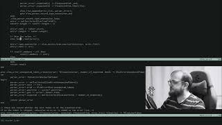Compiler construction. Checking for parsing errors