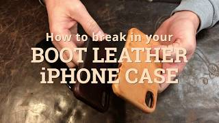 Boot Leather iPhone Case Owner's Manual