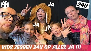 24U zeggen de kids op ALLES JA!!! - Familie Meerschaert vlog