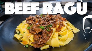 BEEF RAGU PASTA RECIPE (BETTER THAN BOLOGNESE?) | SAM THE COOKING GUY