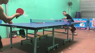 Amateur training - Super Jun + H3 forehand + Joola Ultra Express short pimps backhand