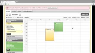 Registering Your Planned Courses