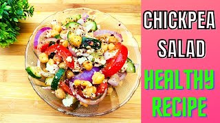 Chickpea salad || Protein rich || salad - subway style || veggies delight || subway salad at home ||