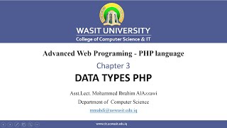 13 Data Type PHP