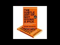 The Subtle Art Of Not Giving A F*CK - Chapter 2 | MARK MANSON | Audio Book