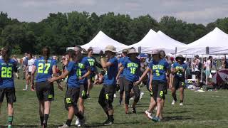 Boston Brute Squad's #10 Amber Sinicrope Layout Callahan | 2018 World Ultimate Club Championships