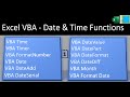 Excel VBA | Date & Time Function