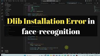 Dlib installation error | How to install dlib in python 11,10,9,8,7..| Dlib library Installation