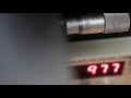 Single photon interference experiment: Lamp intensity knob at full maximum