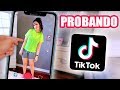 PROBANDO TIK TOK por PRIMERA VEZ! Reacción de mi Familia y Perro 😅 SandraCiresArt