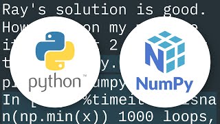 Fast check for NaN in NumPy