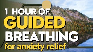 1 Hour of Guided Breathing for Anxiety (4-4-4-4)