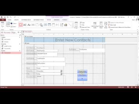 Microsoft Access 2013/2016 pt 3 (Query, Forms, Reports) Microsoft Access 2013/2016 pt 3 (Query, Forms, Reports)