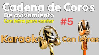 #5 Karaoke de COROS CRISTIANOS de avivamiento / Letras para cantar