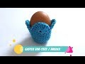 How to Crochet an Easy Easter Egg Cozy / Holder