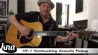 KNA HP-1 Humbucking acoustic guitar pickup featuring Mat Gurman