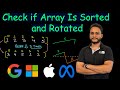 Check if Array Is Sorted and Rotated | Leetcode 1752